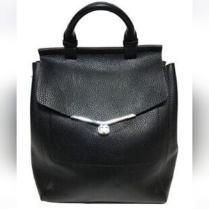 Botkier Valentina Black Leather Back Pack MSRP: $298.00